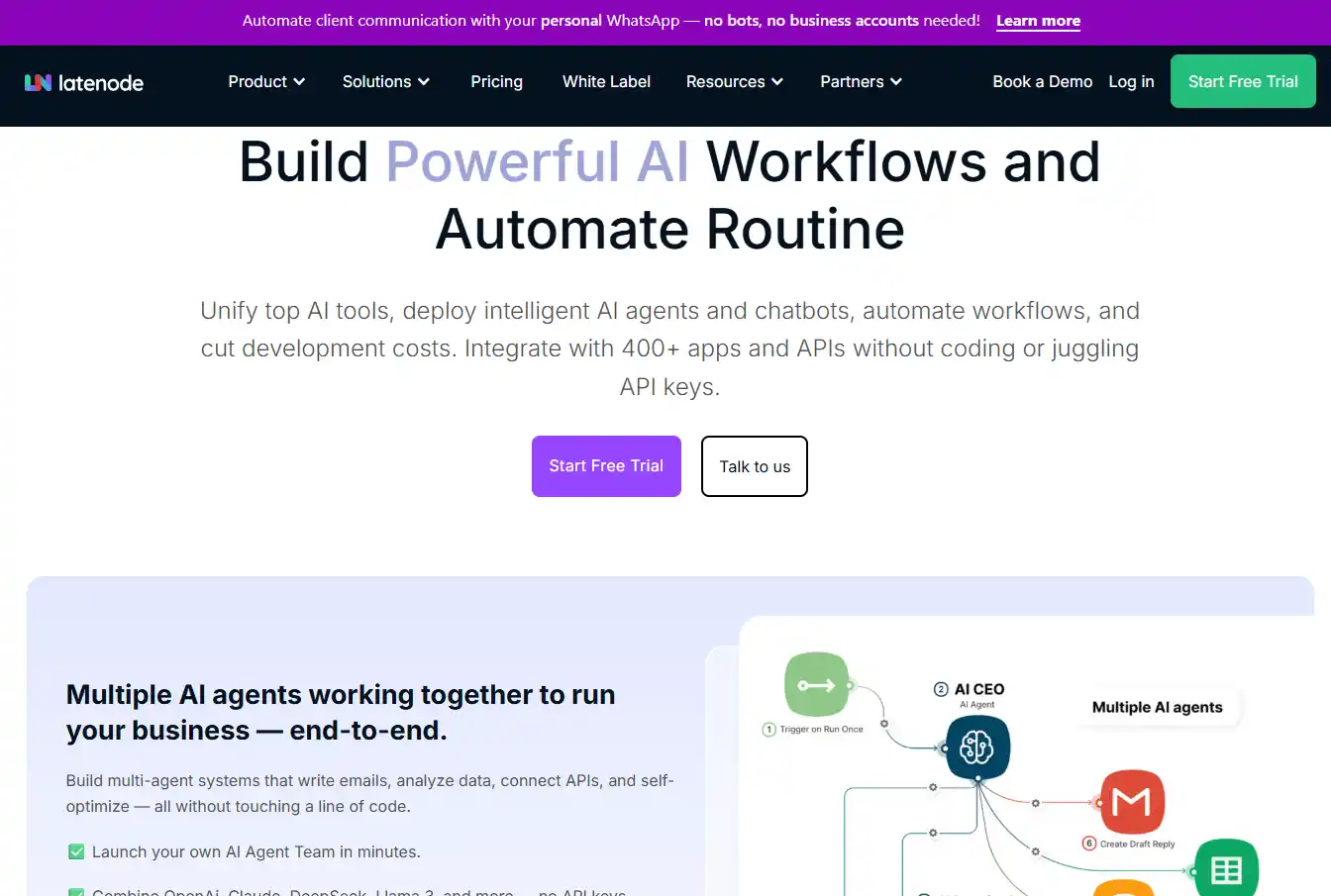 Latenode : Créez des agents IA sans coder - IA-insights