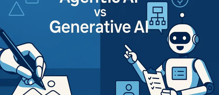 Agentic-ai-vs-generative ai