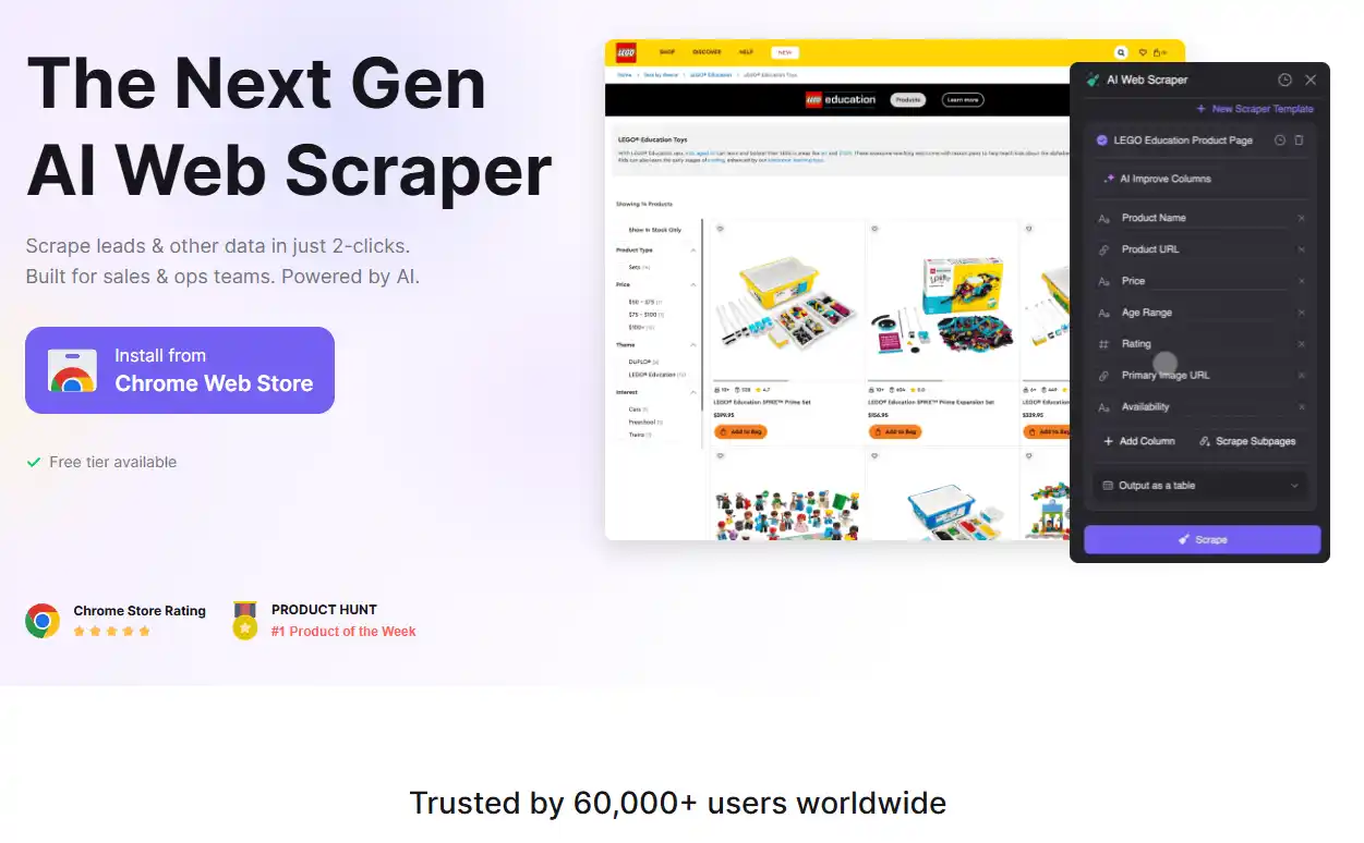 Thunderbit : Scraper des sites facilement avec IA - IA-insights