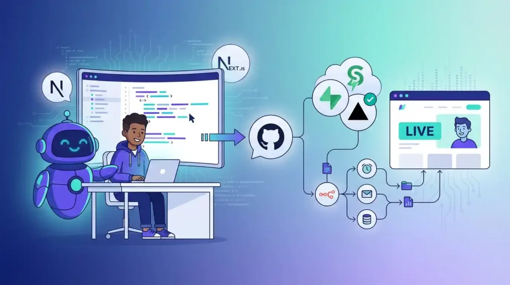 Claude-n8n-github-vercel